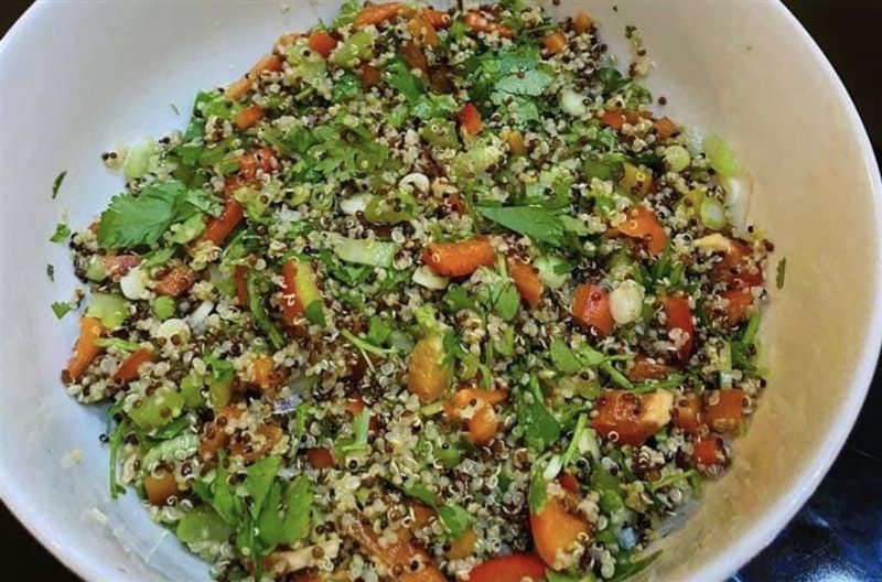 Rach’s super quick quinoa salad